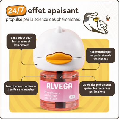 Alvega – Kit Diffuseur Apaisant pour Chat